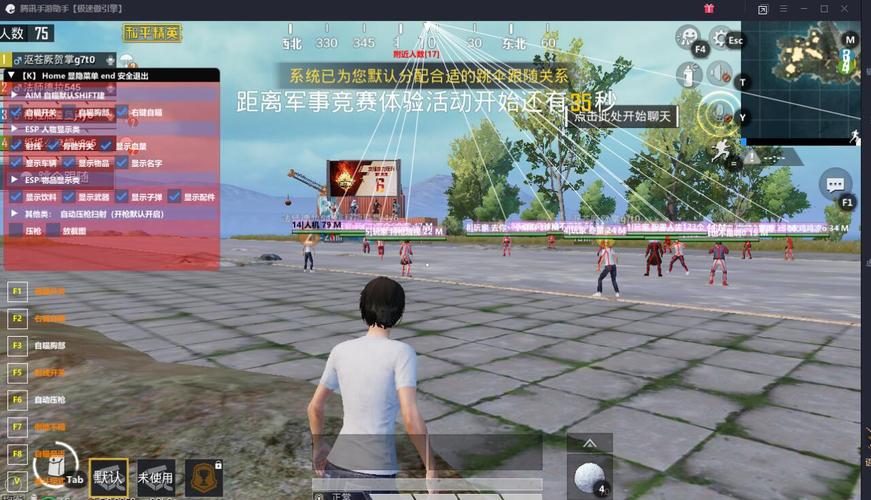 和平精英辅助【巡查员直装V1.0】人物透视 雷达预警 全车美化 枪械美化 人物加速